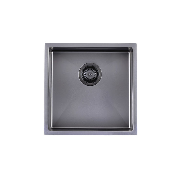 Brushed Black 440 x 440 x 205mm Kitchen Sink - Acqua Bathrooms