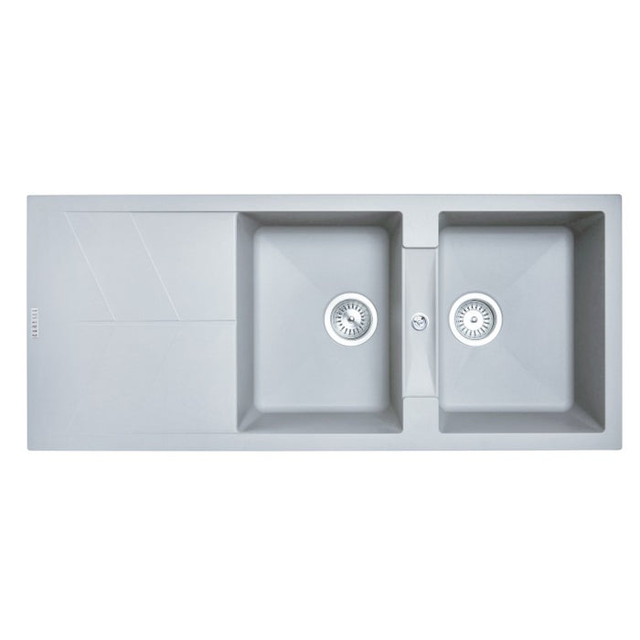 Carysil | 1160 Jazz Grey Granite Kitchen Sink - Acqua Bathrooms