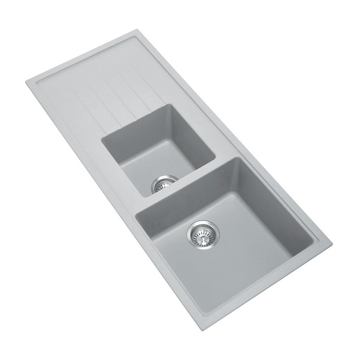 Carysil | 1160 Vivladi Grey Granite Kitchen Sink - Acqua Bathrooms