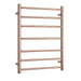 Thermogroup Rose Gold Round 600mm Ladder Heated Towel Rail - Acqua Bathrooms