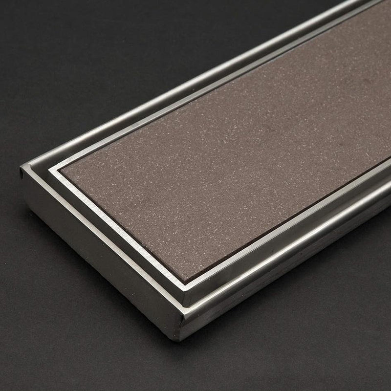 600 x 100 mm Wide Tile Insert Floor Grate No Drain - Acqua Bathrooms
