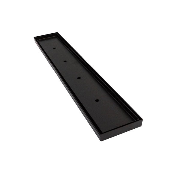 Matte Black 600mm Tile Insert Floor Waste - Acqua Bathrooms