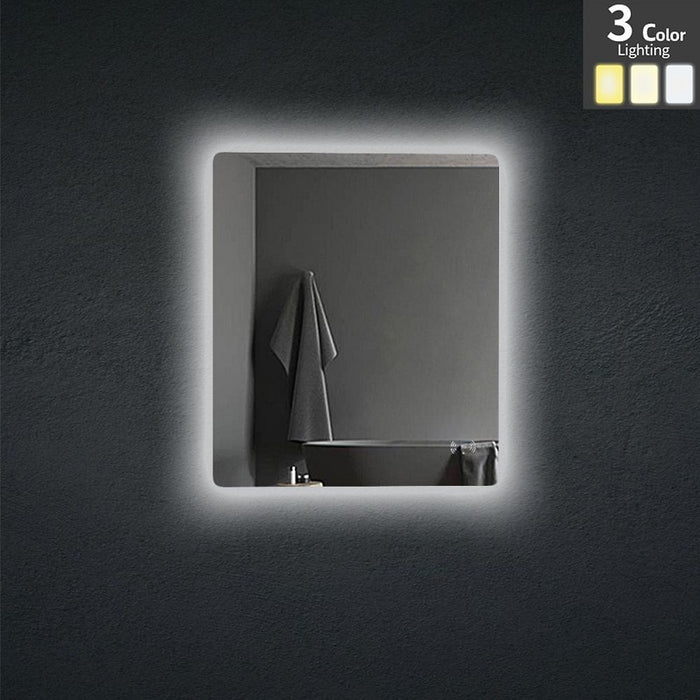 Square 900mm LED Mirror - Three Light Temperatures - Acqua Bathrooms