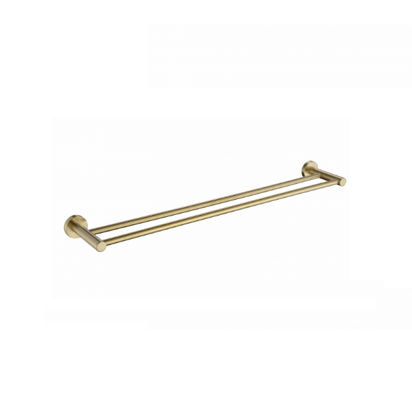 Mirage Brushed Bronze 600 mm Double Towel Rail - Acqua Bathrooms