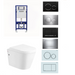 Geberit Alzano Rimless Wall Hung Toilet Suite Package - Acqua Bathrooms