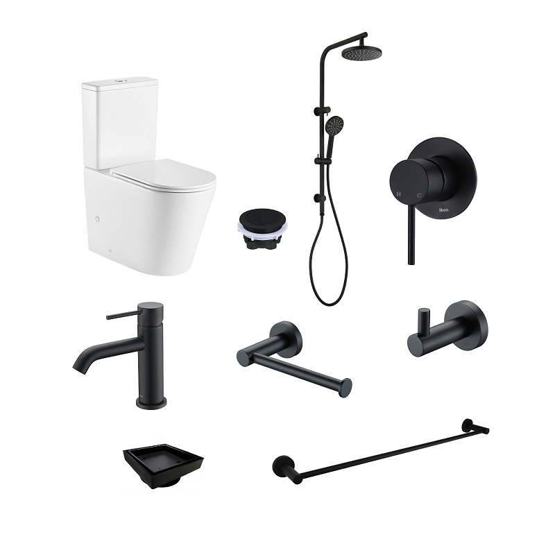 Black bathroom hardware deals