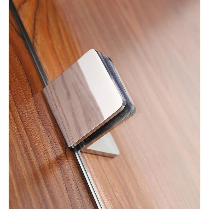 Frameless Fixed Panel Shower Screen Curved Edge - Acqua Bathrooms