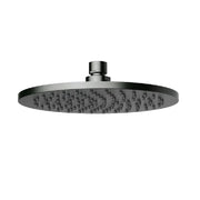Cesena Gun Metal Grey Round 200mm Shower Head - Acqua Bathrooms