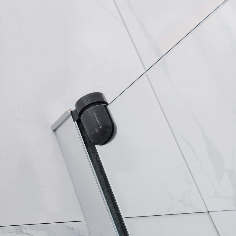 750 x 1400 Frameless Over Bath Screen - Acqua Bathrooms