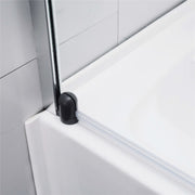 750 x 1400 Frameless Over Bath Screen - Acqua Bathrooms