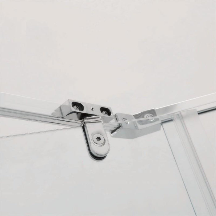 1000 mm Diamond Framed Shower Screen - Acqua Bathrooms