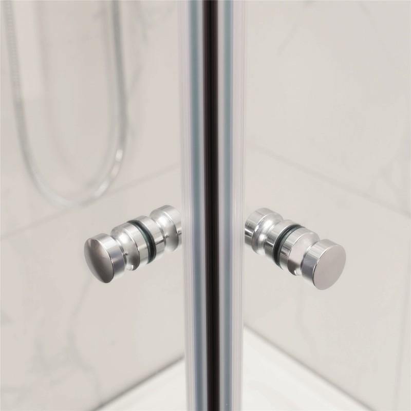 Square Corner Sliding Shower Screen - Acqua Bathrooms