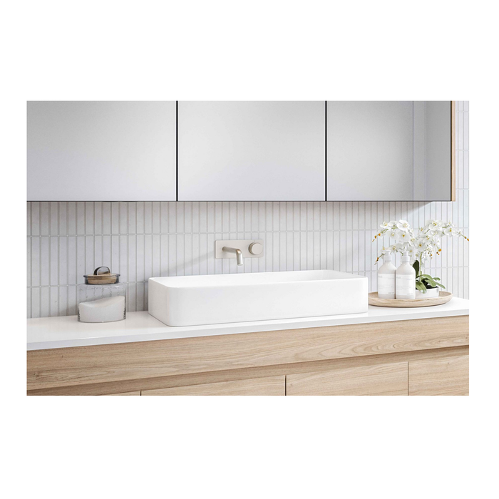 Timberline | Enchant Gloss White Above Counter Basin - Acqua Bathrooms