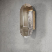 Noosa Natural Oak Oval Pill Shaving Cabinet - Acqua Bathrooms