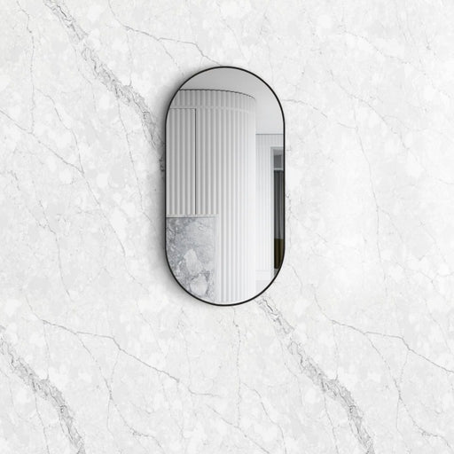 Otti Australia | Noosa Oval Black Framed Mirror - Acqua Bathrooms