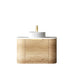 Otti | Bondi 750 Curved Natural Oak Wall Hung Vanity - Acqua Bathrooms