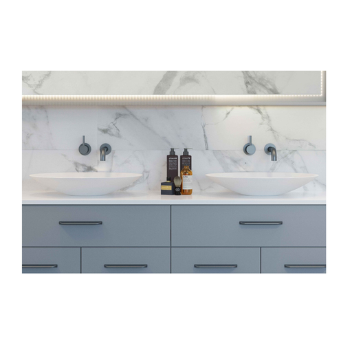 Timberline | Feather Gloss White Above Counter Basin - Acqua Bathrooms