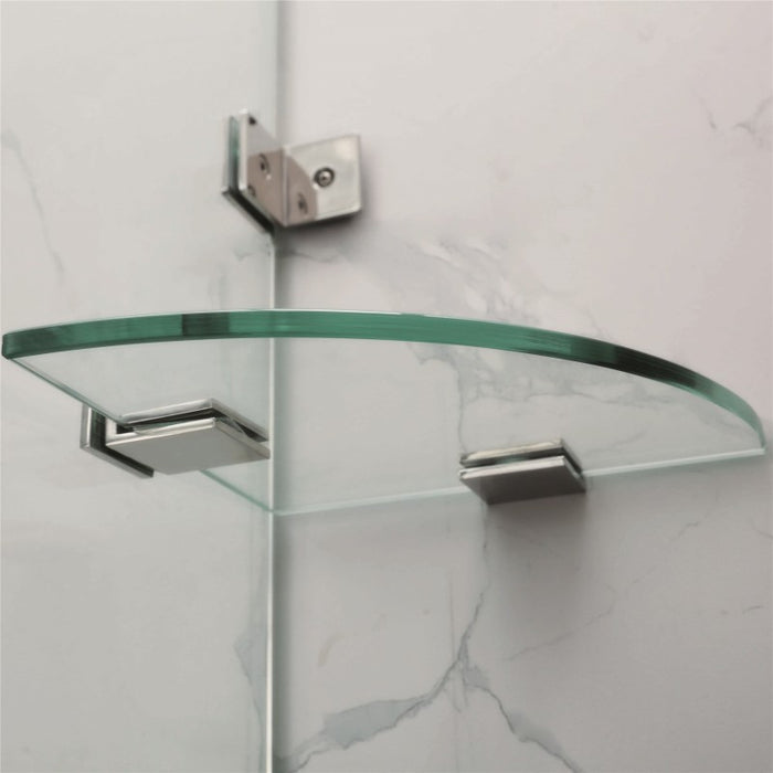 900 x 900 mm Diamond Frameless Shower Screen - Acqua Bathrooms