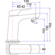 Eden Basin Mixer - Acqua Bathrooms