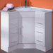 900 x 900 mm Corner White Vanity - Acqua Bathrooms