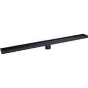 Matte Black 800mm Tile Insert Floor Waste - Acqua Bathrooms