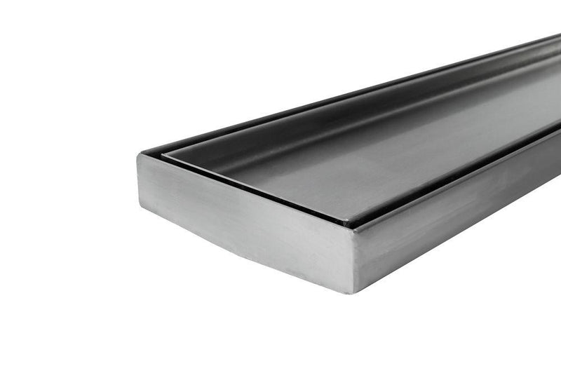 600 x 100 mm Wide Tile Insert Floor Grate No Drain - Acqua Bathrooms