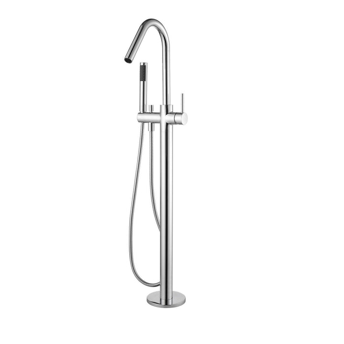 Round Freestanding Multifunction Bath Spout - Acqua Bathrooms