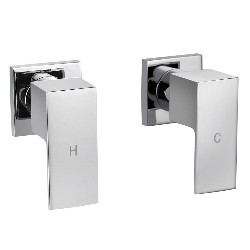 Messina Square Wall Tap Set - Acqua Bathrooms