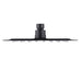 Messina 250 mm Matte Black Slim Shower Head - Acqua Bathrooms