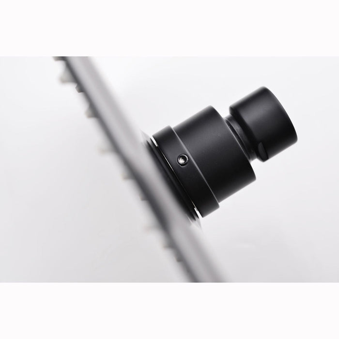 Messina 250 mm Matte Black Slim Shower Head - Acqua Bathrooms