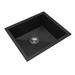 Carysil | 533 Salsa Black Granite Kitchen Sink - Acqua Bathrooms