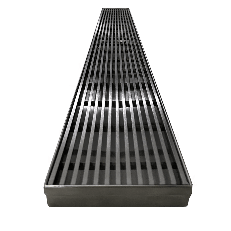 1200 x 100 mm Wide Linear Floor Grate - Acqua Bathrooms