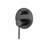 Star Mini Gun Metal Grey Wall Diverter - Acqua Bathrooms