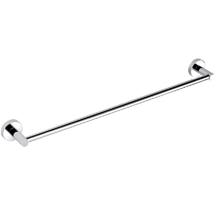 Cesena Chrome 600mm Single Towel Rail - Acqua Bathrooms