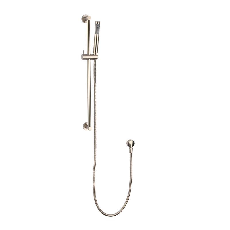 Star Benalla Brushed Nickel Shower Rail - Acqua Bathrooms